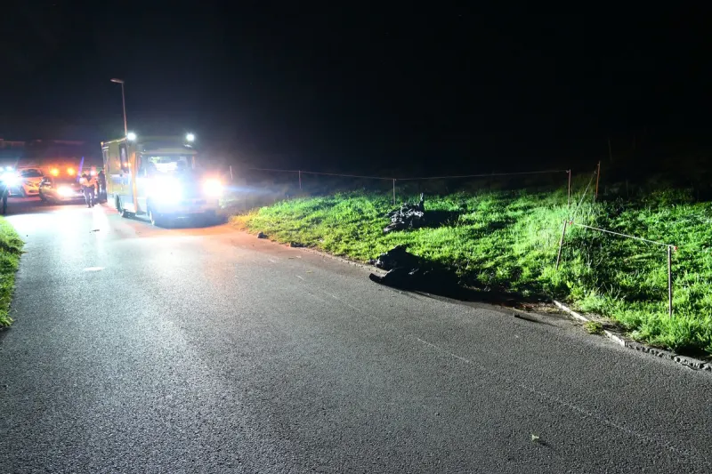 Unfall in Niederwil SG – Motorradfahrer prallt gegen Strassenlaterne