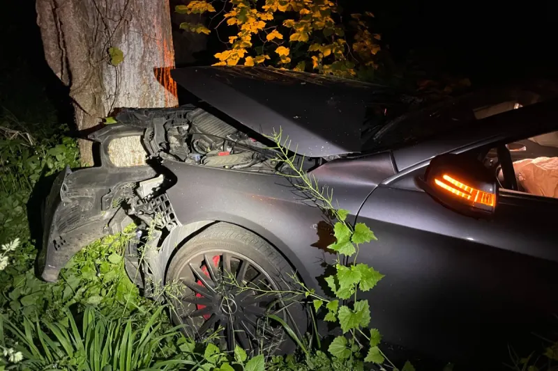 Mattwil TG - Mit Mercedes in Baum geprallt