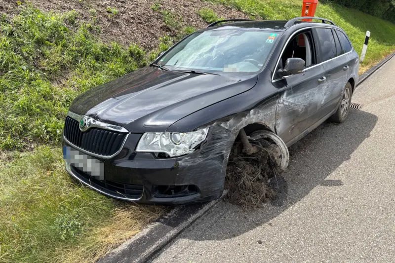 A1 Wängi TG – Führerausweis entzogen nach Selbstunfall