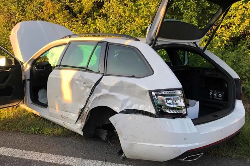 Neustadt - Zu schnell in die Kurve und auf Gegenfahrbahn geraten