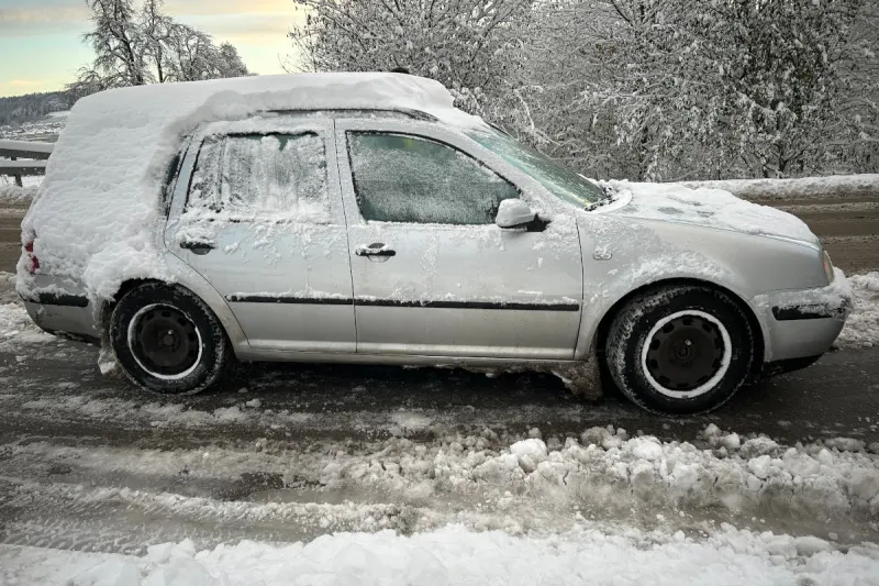 Kanton Thurgau – Fahrzeuge nicht von Schnee und Eis gesäubert