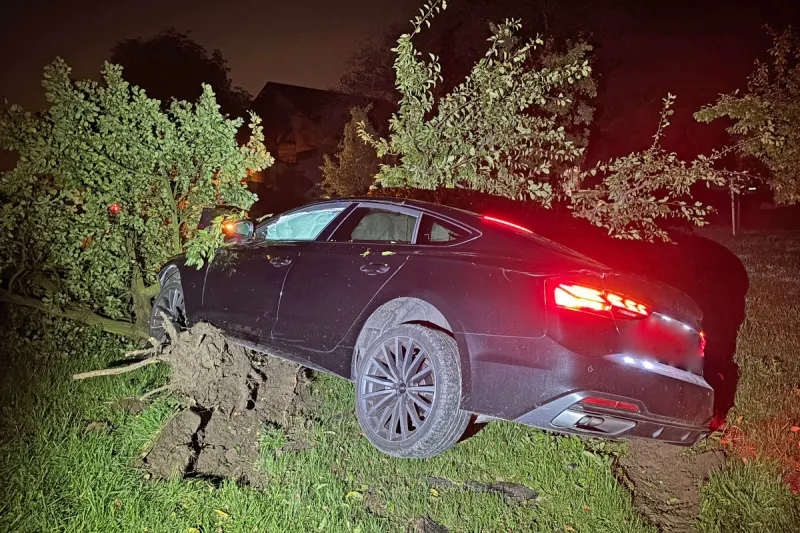 Unfall in Römerswil LU  – Lenker prallt gegen mehrere Bäume