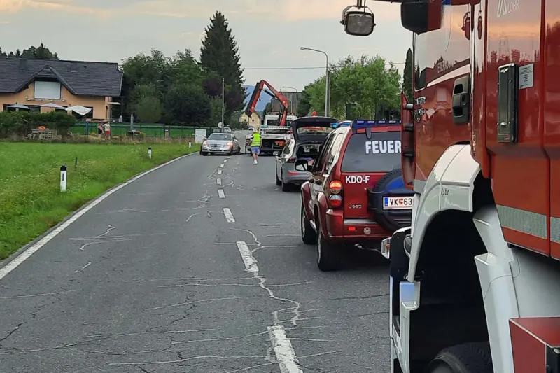 Eberndorf - Mit Kindern im Auto betrunken Unfall verursacht