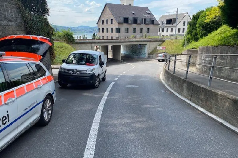 Walchwil ZG - Betrunken verunfallt