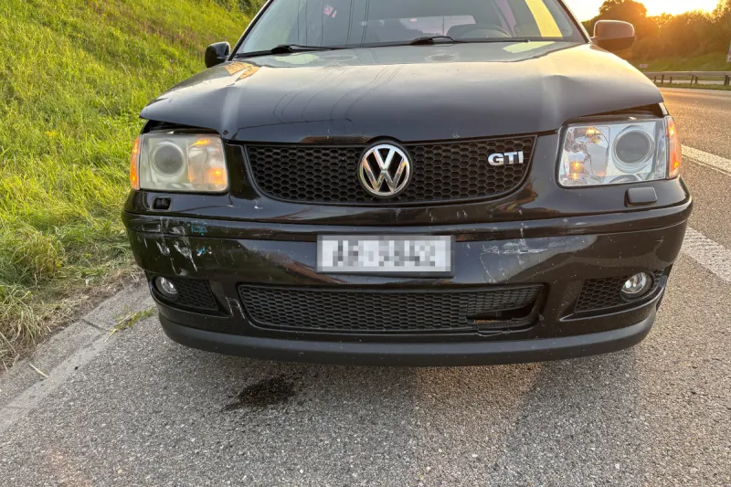 A1 Sirnach TG – Alkoholisierter Lenker verursacht Unfall