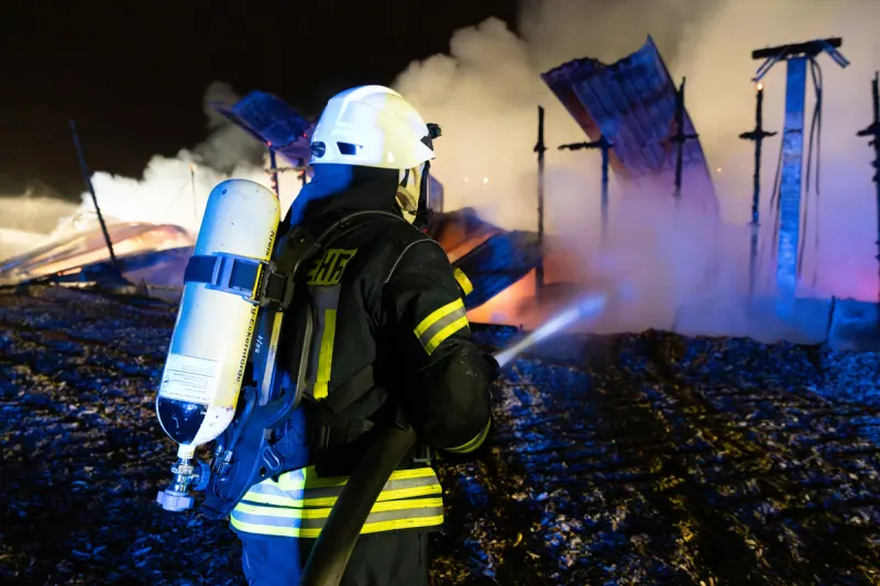 Schülp – Scheunenbrand auf landwirtschaftlichem Betrieb