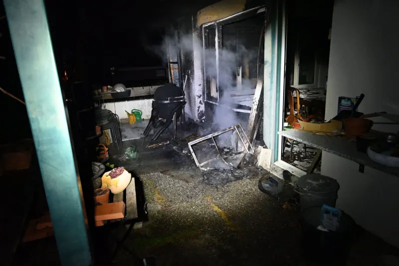 Mörschwil SG - Brand in einem Einfamilienhaus 