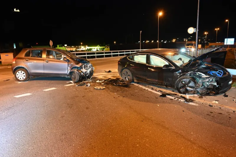  Flums SG - Verkehrsunfall zwischen zwei Autos