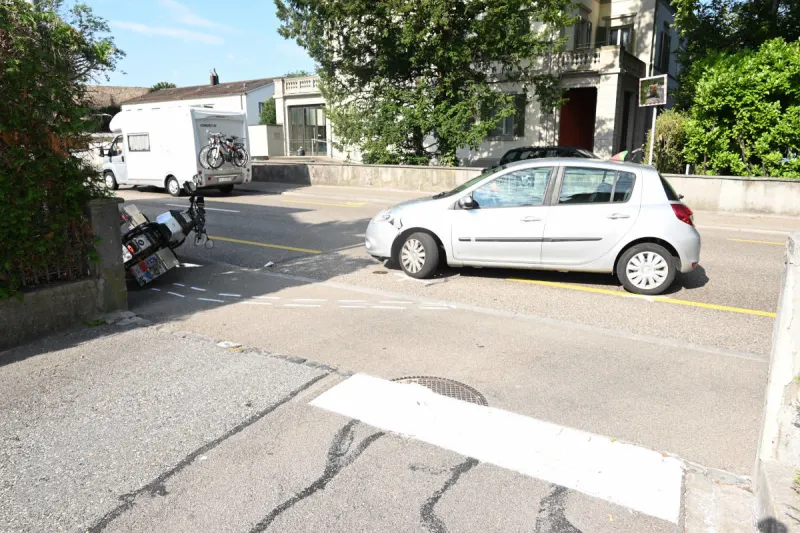 Rapperswil-Jona SG – Kollision zwischen Motorrad und Auto