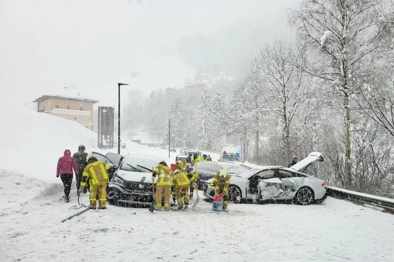 See – Fünf Verletzte nach Unfall im Paznaun