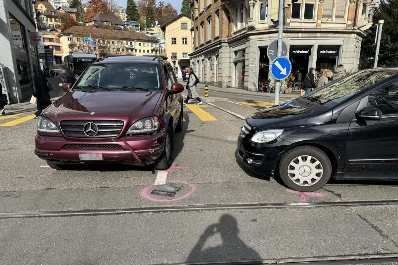 St.Gallen – Unfall nach Vortrittsmissachtung 