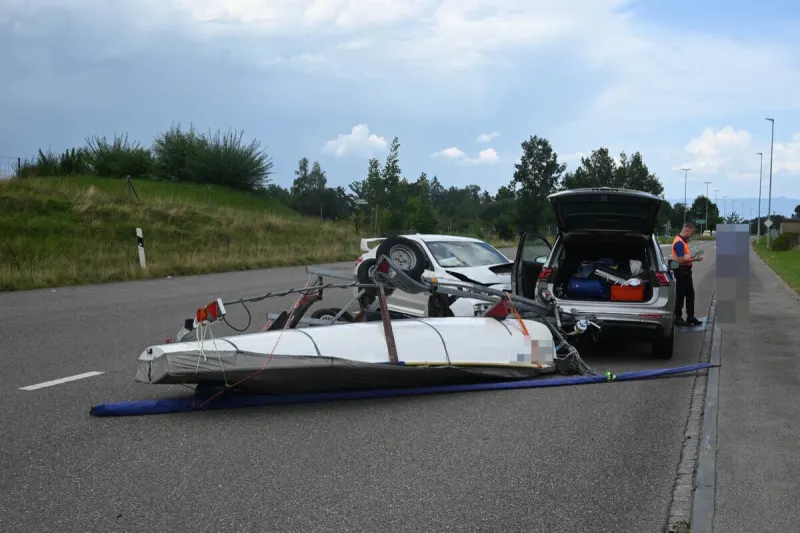 Mörschwil SG - Entgegenkommendes Auto übersehen