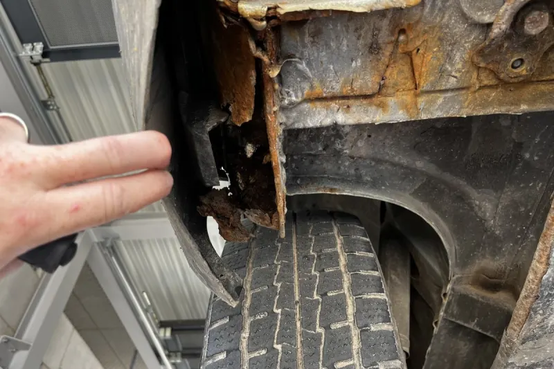 Weinfelden TG - Massive Mängel an einem Lieferwagen entdeckt