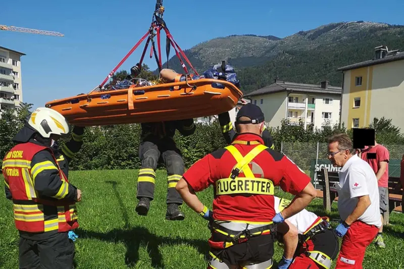 Bad Ischl - Schwerer Unfall auf Baustelle