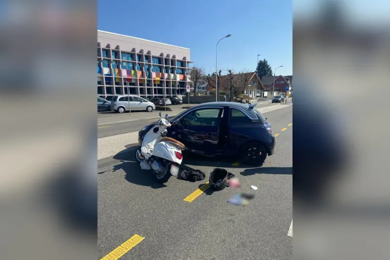 Gossau SG – Verkehrsunfall beim Abbiegen
