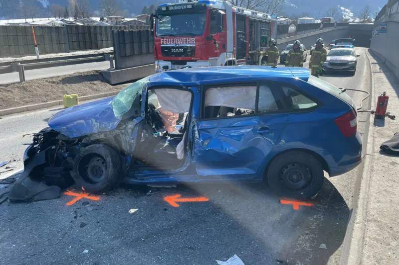 Maishofen – Unfall mit Reisebus