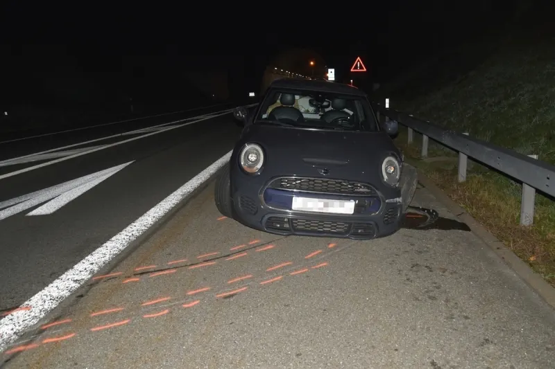 Roveredo GR – Selbstunfall auf der A13