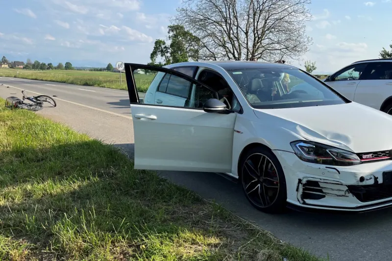 Unfall Langrickenbach TG -  Velofahrerin schwer verletzt