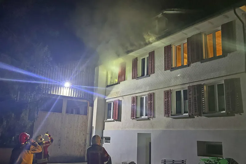 Graltshausen TG – Akku löst Brand in Wohnhaus aus