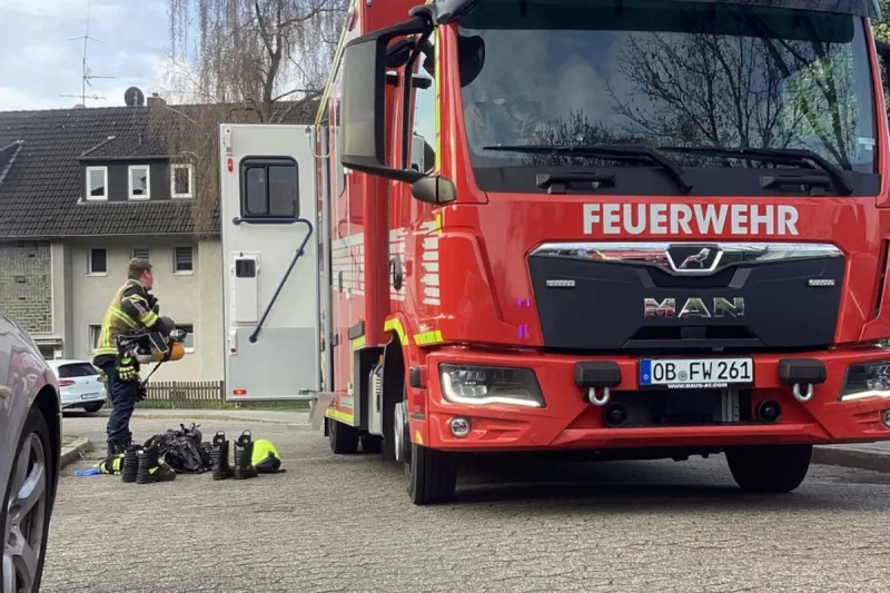 Oberhausen – Zwei Katzen bei Brand gerettet