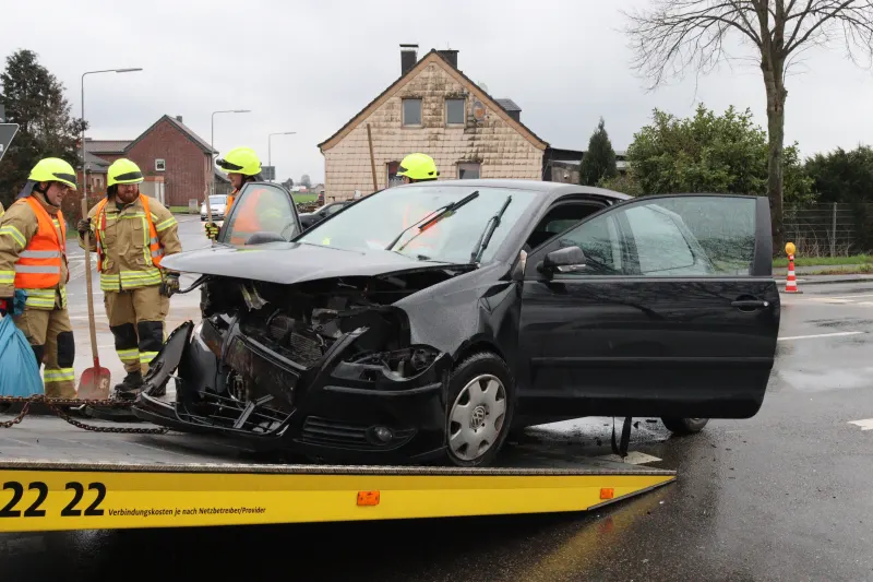 Gangelt: 4 Verletzte nach Verkehrsunfall