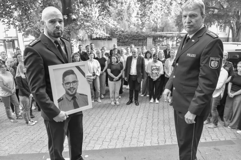 Deutschland – Bundesweites Gedenken an getötetem Polizisten mit Schweigeminute