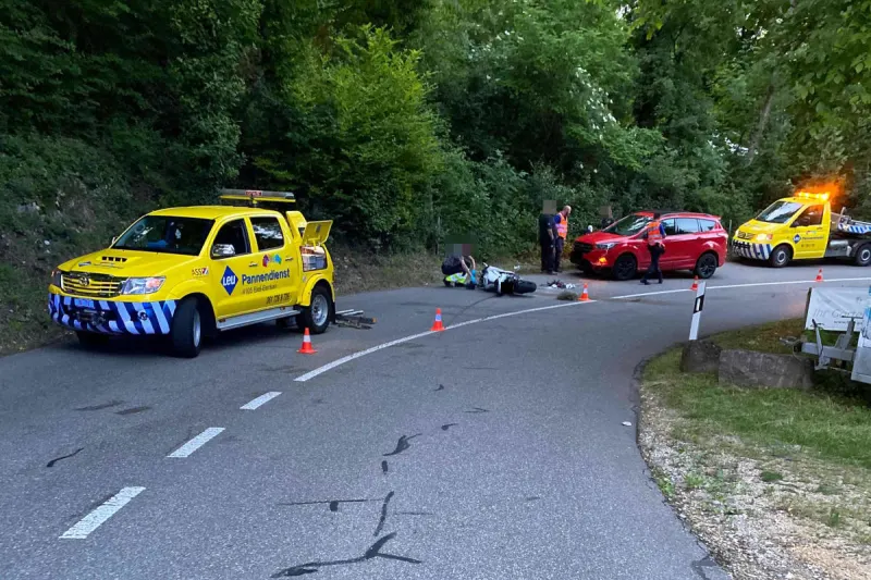 Nuglar - St. Pantaleon SO – Motorradlenker kollidiert mit entgegenkommendem Auto