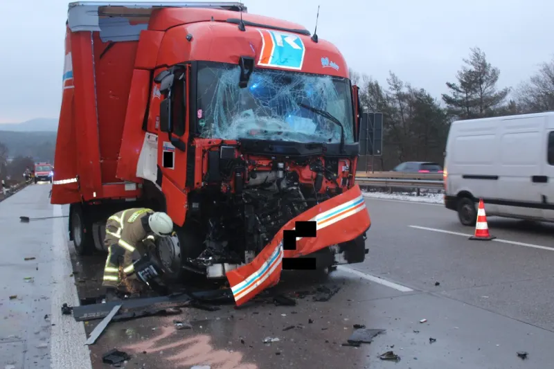 Wattenheim – Unfall mit Verletzten auf der A6