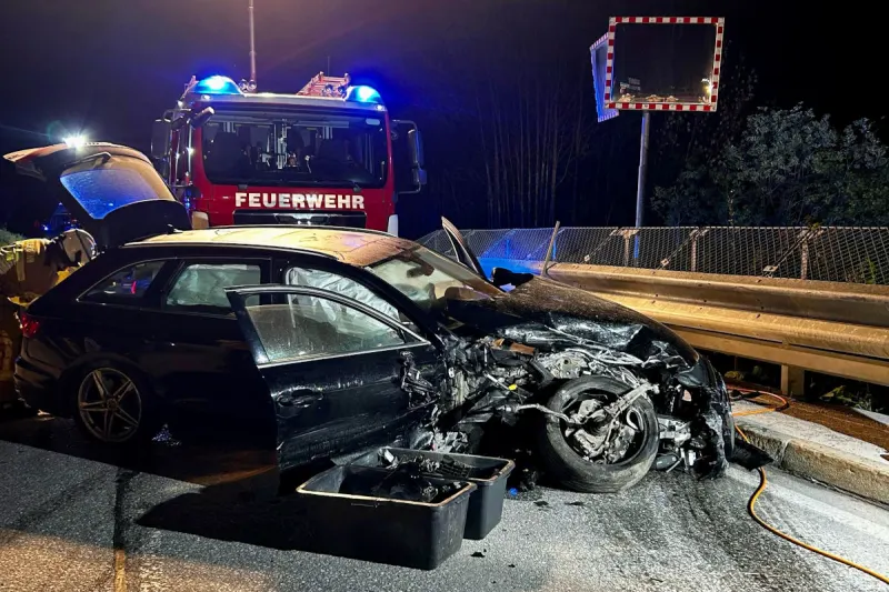 Wagrain – Drei Verletzte nach Unfall auf Landstraße