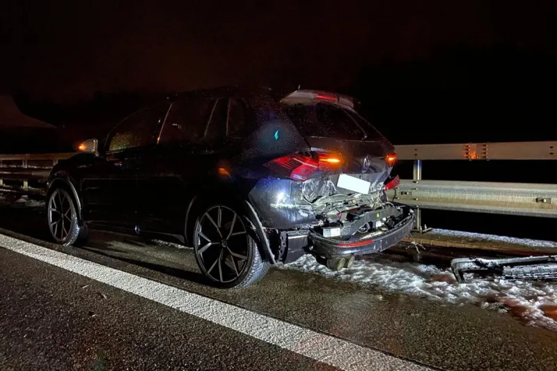 A14 Baar ZG – Selbstunfall auf der A14