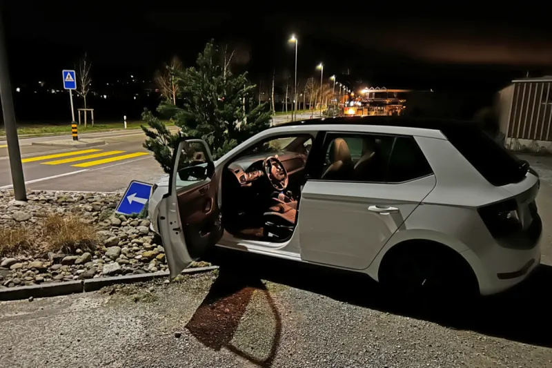 Aadorf TG - Alkoholisiert Unfall verursacht