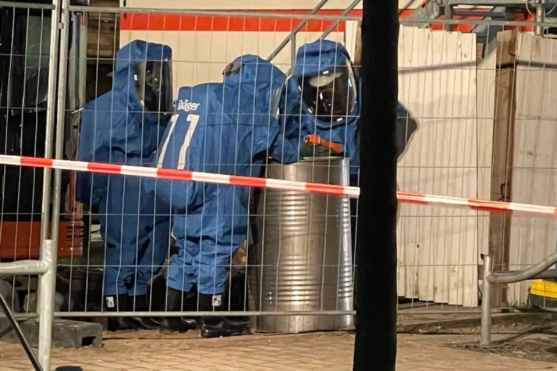 Ahlbeck - Fund von chemischen Kampfstoffen