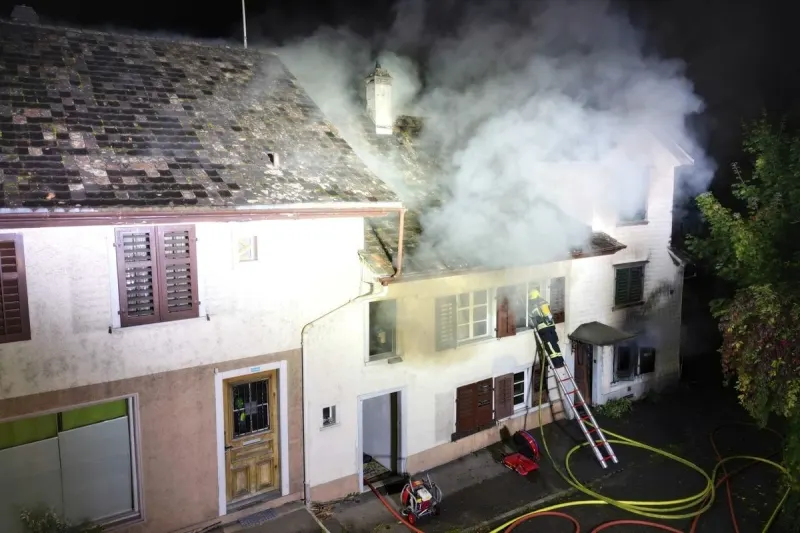 Weinfelden TG - Mehrere zehntausend Franken Sachschaden nach Brand 