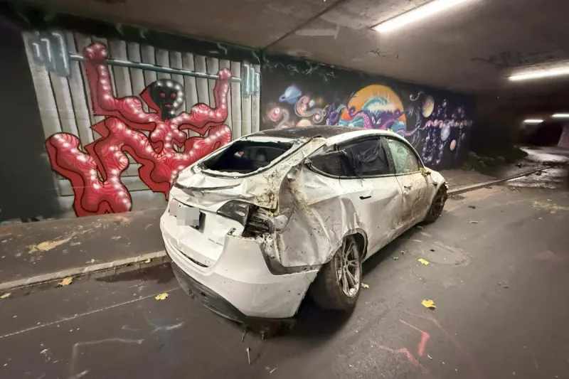 Unfall in Neuenhof AG – Betrunkener stürzt mit Auto in Unterführung