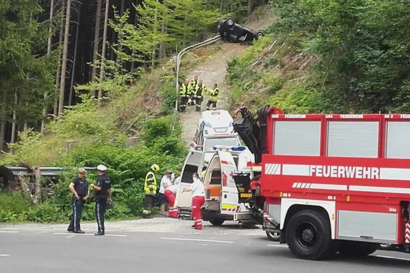 Arnoldstein – Auto wegen defekter Bremsanlage mehrfach überschlagen