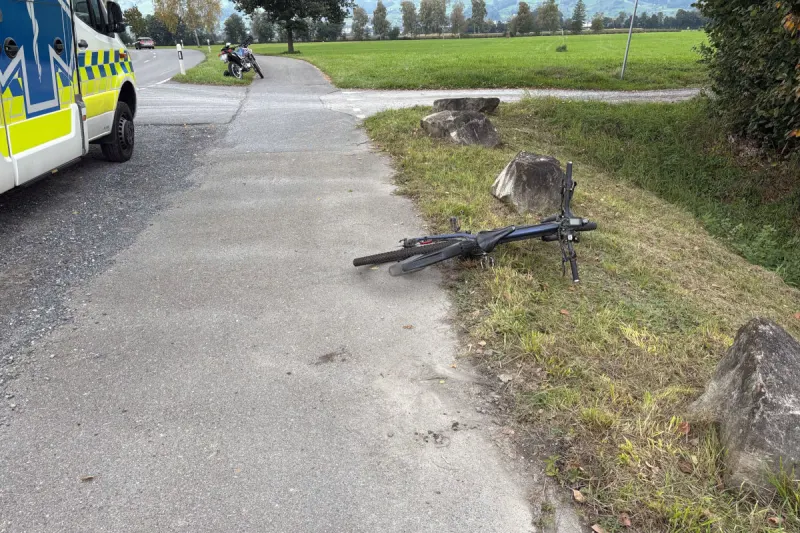 Altstätten SG – Unfall mit E-Bike