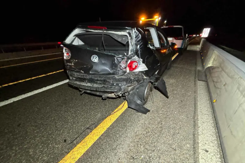 A1 Wiedlisbach BE – Drei Personen bei Auffahrunfall verletzt