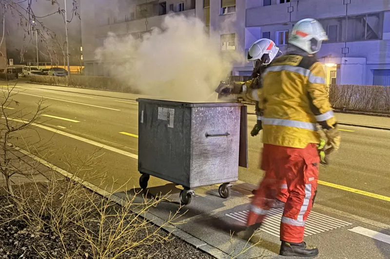 Frauenfeld TG – Mehrere Gegenstände in Brand gesetzt