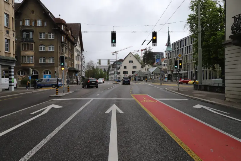 Stadt St. Gallen – Verletzte nach Auffahrunfall