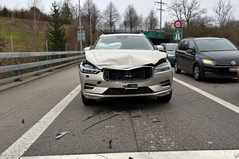 Solothurn – Auffahrunfall führt zu Verkehrsbehinderungen
