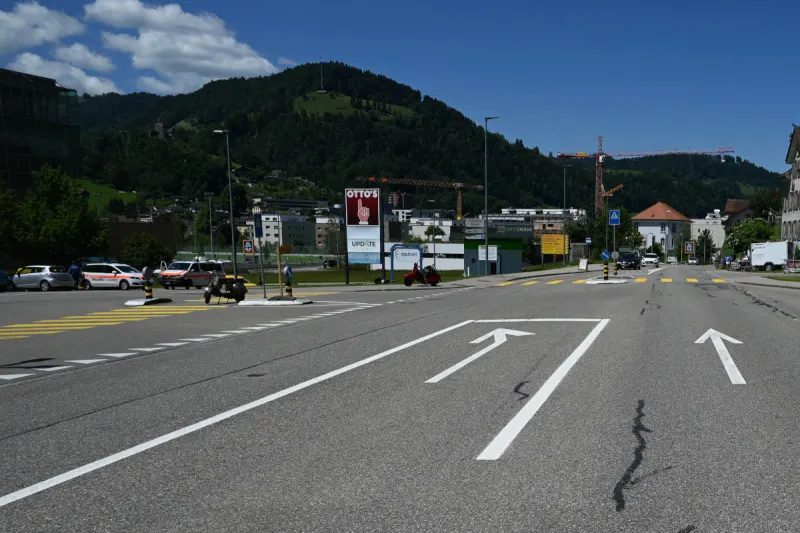 Wattwil SG – Zusammenprall zwischen Auto und Motorrad