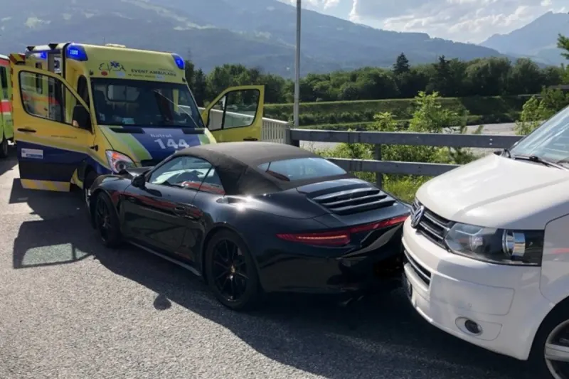 Vaduz – Schwerer Unfall mit mehreren Fahrzeugen