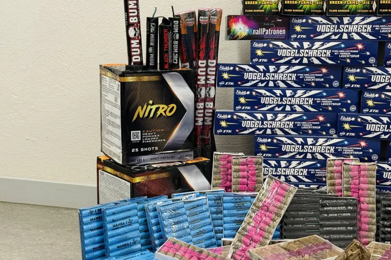 Berlin – Illegale Pyrotechnik sichergestellt