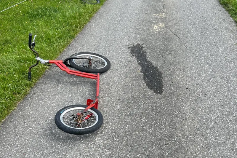 Brülisau AI –  Kollision zwischen E-Bike und Trottinett