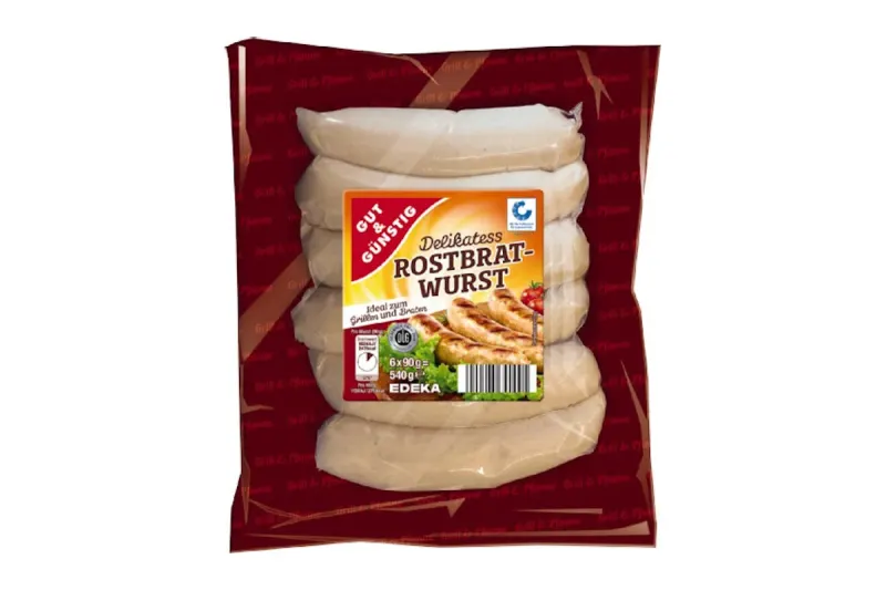 Rückruf – Metallische Fremdkörper in GUT&GÜNSTIG Rostbratwurst