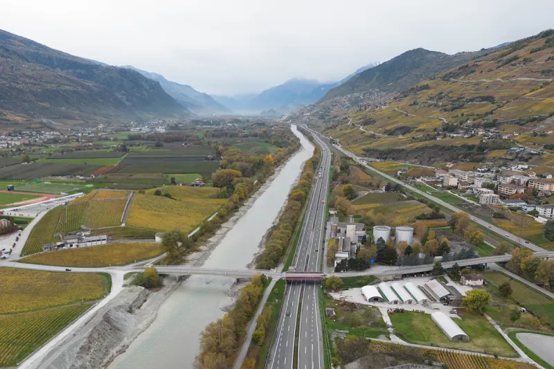 A9 zwischen Sion-Est und Sierre-Est wird bis 2028 saniert 
