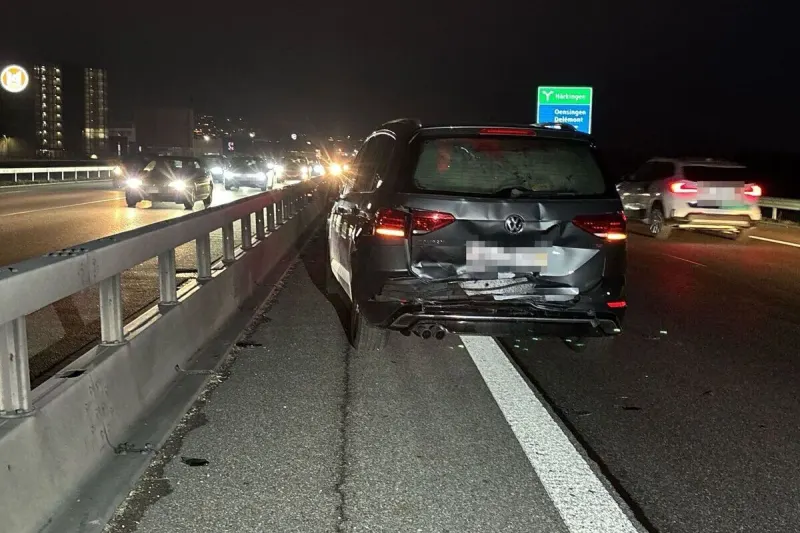 A1 Oensingen SO – Vier Fahrzeuge in Auffahrunfall verwickelt
