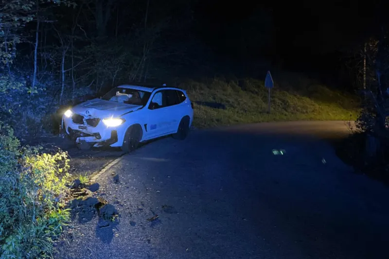 Spreitenbach - Festnahme von 2 alkoholisierten Männern nach Selbstunfall