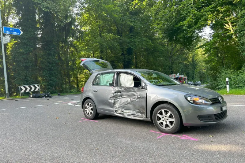 Märstetten/Egelshofen TG – Rega-Einsatz nach Unfall