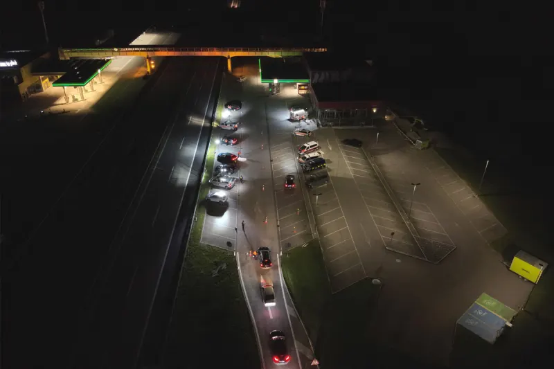 A13 Sevelen SG – Verstösse bei Verkehrskontrolle festgestellt